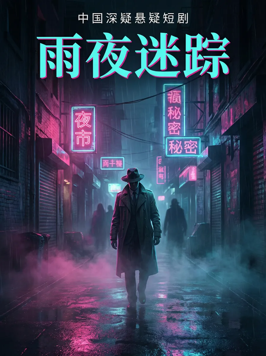 夏嘉顺 悬疑追踪短剧 - 雨夜迷踪海报